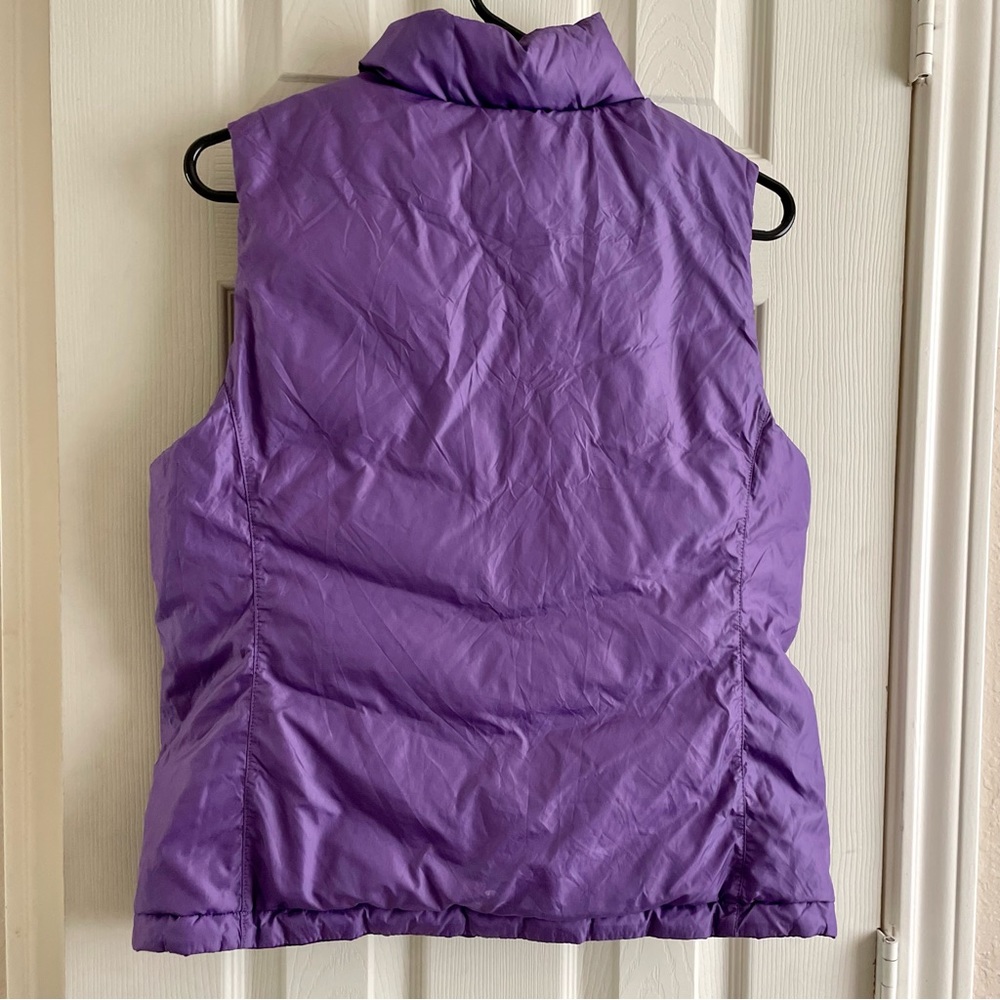 The North Face Reversible Purple Puffer Vest - Picture 6 of 9